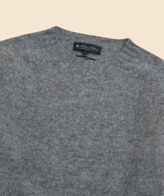 80s Brooks Brothers シェットランドウール メランジ ニット 80s BROOKS BROTHERS SHETLAND WOOL KNIT MADE IN
