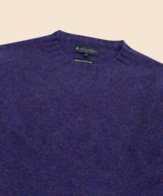 シェットランドウール クルーネックセーター | Brooks Brothers