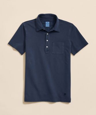 新品★28,600円 バックロゴポリエステルヤーンポロシャツ ネイビー 4 新品☆28,600円 バックロゴポリエステルヤーンポロシャツ