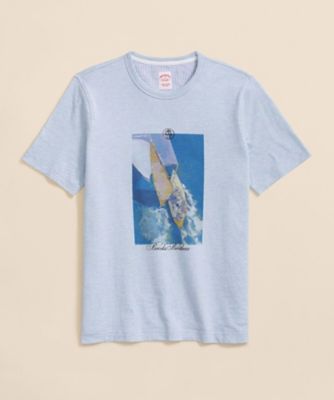 Brook Mサイズ　Tシャツ コットン カタロググラフィック セイルボート Tシャツ | Brooks