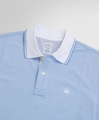 ブルックスブラザーズ ポロシャツ コットンポリエステルピケ　GFロゴS コットンストレッチピケ GFロゴ ポロシャツ Slim Fit