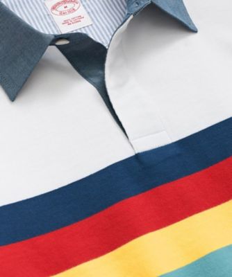   ブロックストライプラグビーシャツ Amazon.co.jp: [カンタベリー] 4INCH STRIPE RUGBY JERSEY