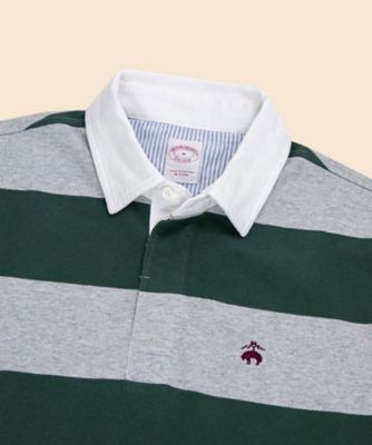 コットンジャージー GFロゴ ラグビーシャツ | Brooks Brothers