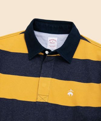 コットンジャージー GFロゴ ラグビーシャツ | Brooks Brothers