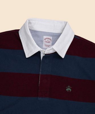 コットンジャージー GFロゴ ラグビーシャツ | Brooks Brothers