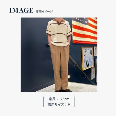 コットン ワイドピッチストライプ ポロセーター | Brooks Brothers