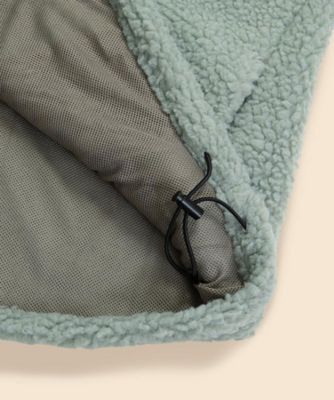 ポリエステル フリース ハーフジップ モックネックプルオーバー