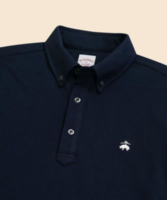 ブルックスブラザーズ ポロシャツ コットンポリエステルピケ　GFロゴS コットン/ポリエステルピケ GFロゴ ポロシャツ | Brooks