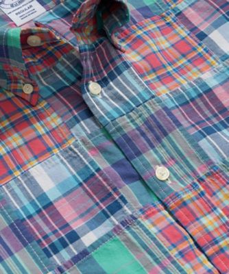 専用Brooks Brothers パッチワークニット M BROOKS BROTHERS（ブルックスブラザーズ）の「ラムズウール