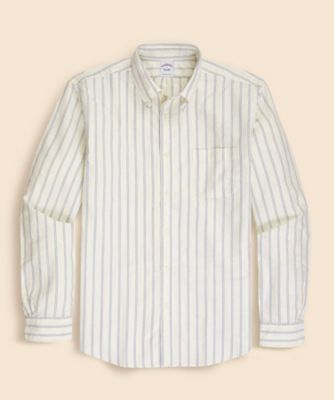 コットンオックスフォード ストライプ フライデーシャツ | Brooks