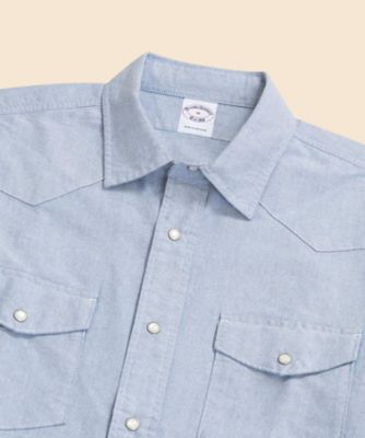 コットンオックスフォード ウエスタン フライデーシャツ | Brooks