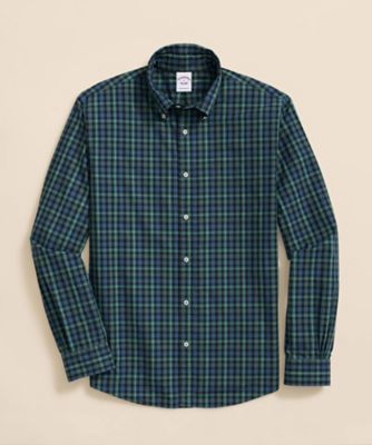 【送料無料】Brooks Brothers/ブルックス ブラザーズ コットンポプリン シーズナルパターン フライデーシャツ 507ブルー系その他 トップス【三越伊勢丹/公式】