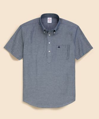 希少 00s Brooks Brothers シャンブレーシャツ M Brooks Brothers｜コットン アートスクール インディゴ