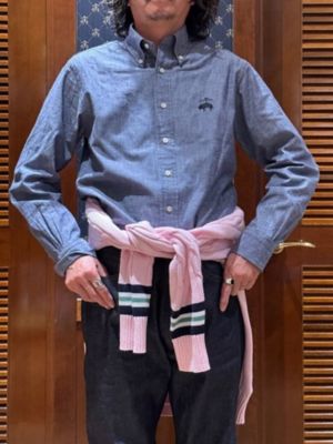 ◇オンラインストア限定◇コットン ビッグGFロゴ シャンブレー