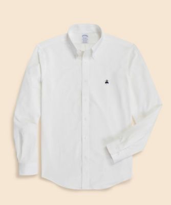 ＜Brooks Brothers＞スーピマコットン　ＧＦロゴ　４６ゲージニット　カジュアルシャツ　Ｒｅｇｕｌａｒ　Ｆｉｔ