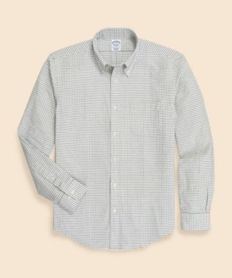＜Brooks Brothers＞コットン　タッターソール　カジュアルシャツ　Ｒｅｇｕｌａｒ　Ｆｉｔ