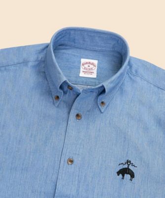 ◇オンラインストア限定◇ コットン ライト デニム ビッグGFロゴ