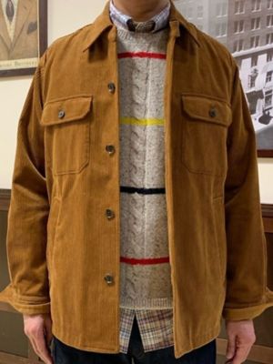 【送料無料】Brooks Brothers/ブルックス ブラザーズ コットン 8-Waleコーデュロイ CPOシャツ 702キャメル トップス【三越伊勢丹/公式】