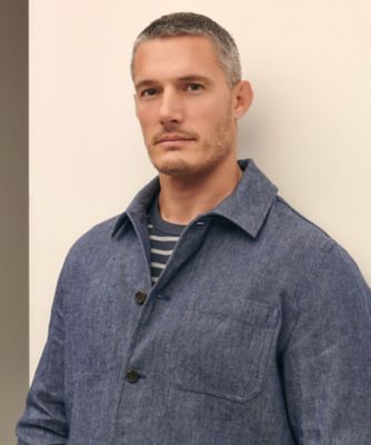 24AW 02243-0012 コットンリネンチョアジャケット 24AW 02243-0012 コットンリネンチョアジャケット