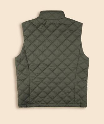 キルティングベスト ポリエステル モックネック キルティングベスト | Brooks Brothers