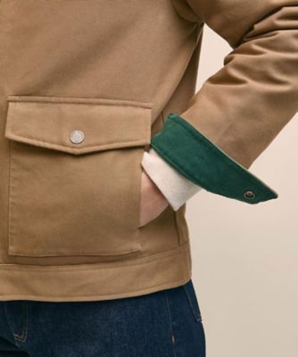 ブルックスブラザーズ キルティングジャケット コート 中綿入り ベージュ L ブルックスブラザーズ キルティングジャケット コート 中綿入り