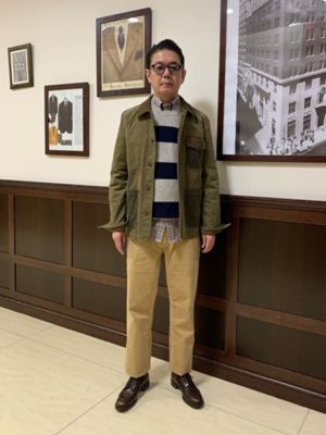 コットンコーデュロイ ファン チョアジャケット | Brooks