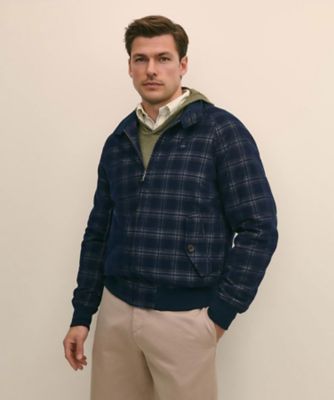 Brooks Brothers ウールジャケット M チェック柄 ウールツイード ガンクラブチェック シングル2釦ジャケット