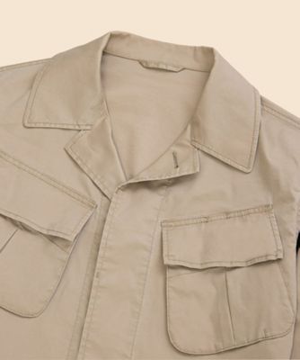 コットン／ポリエステル ファティーグ シャツジャケット | Brooks