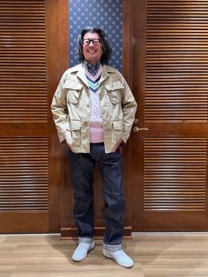 コットン／ポリエステル ファティーグ シャツジャケット | Brooks