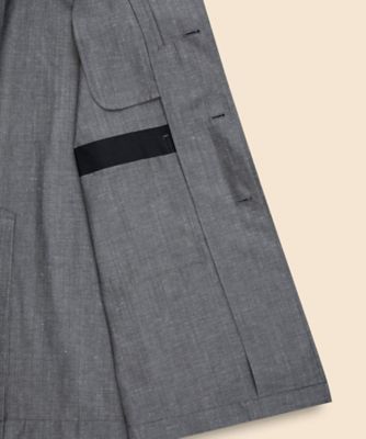 ブルックスブラザーズ（Brooks Brothers）/ウール/リネン ダンガリー ステンカラーコート ウール／リネン ダンガリー ステンカラーコート | Brooks Brothers