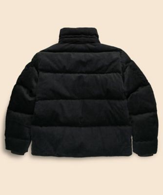 【Vintage】1980s Brooks Brothers コーデュロイダウン 送料無料】コットン コーデュロイ ショートパッファー ダウンコート