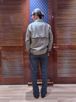 CLASS クラス 堀切 VICTOR ガンクラブチェックウールブルゾン ウール ガンクラブチェック ジップブルゾン | Brooks Brothers