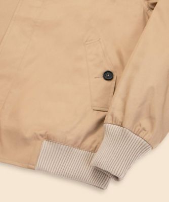 送料無料】コットンギャバジン カップショルダー ダービージャケット