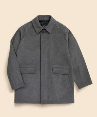 美品 M Paul Smith 近年モデル ナイロン ステンカラーコート 送料無料】コットンナイロン ステンカラーコート