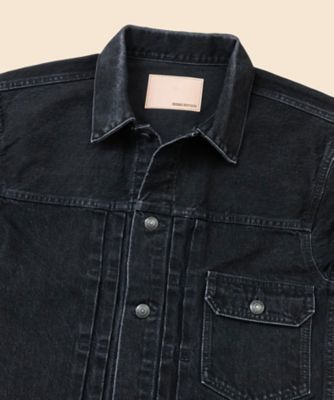 コットン ブラックデニム トラックジャケット | Brooks Brothers