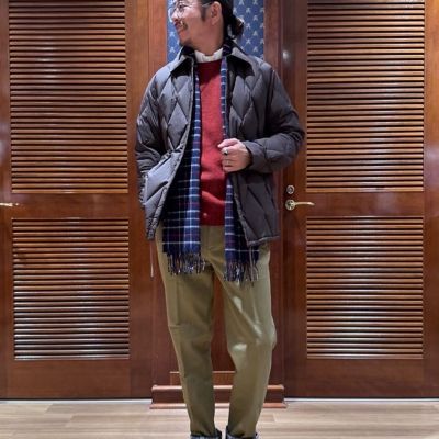 送料無料】ストレッチナイロン キルティングダウン コーチジャケット