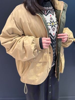 ◇オンラインストア限定◇ ナイロン ショートパッファー ジップ