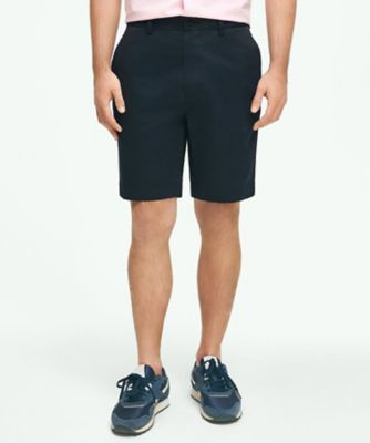 【送料無料】Brooks Brothers/ブルックス ブラザーズ ストレッチコットン ライトウエイトアドバンテージチノ プレーンフロント 9inショーツ 502ネイビー ショートパンツ【三越伊勢丹/公式】