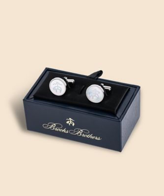 GFロゴ マザーオブパール カフリンクス | Brooks Brothers