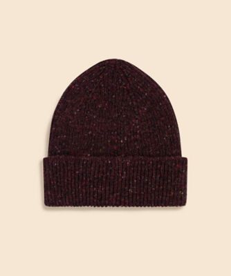 ＜Brooks Brothers＞ウール　ドネガル　ニットキャップ