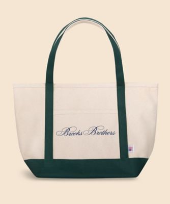 ＜Brooks Brothers＞コットンキャンバス　トートバッグ　Ｍａｄｅ　ｉｎ　ＵＳＡ