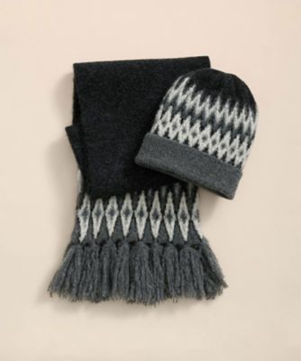 アルパカ／ウール フェアアイル ニットキャップ | Brooks Brothers