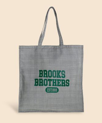 ＜Brooks Brothers＞ポリエステルブレンド　グレンチェック　トートバッグ