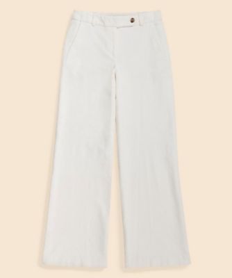 【送料無料】Brooks Brothers/ブルックス ブラザーズ ストレッチコットン コーデュロイ ワイドレッグパンツ 315ナチュラル パンツ・ズボン【三越伊勢丹/公式】