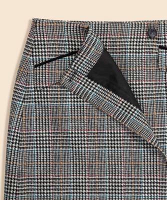 FACETASM ファセッタズム　チェックスカート/ウール/マルチカラー FACETASM ファセッタズム チェックスカート/ウール/マルチカラー