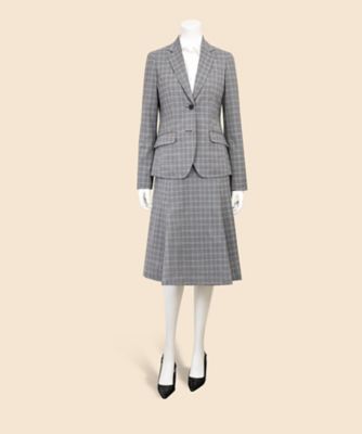美品❣️ブルックスブラザーズ　ポリエステル/ウール　シングル２釦　Milano ポリエステル／ウール グレンプラッド シングル2ボタン