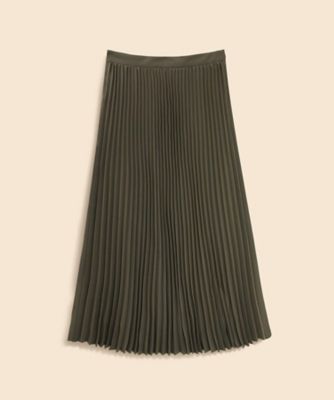 ＜Brooks Brothers＞ポリエステルツイル　プリーツスカート