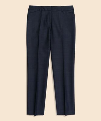 ＜Brooks Brothers＞ウール　グレンチェック　クロップド　ドレスパンツ