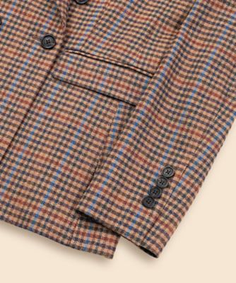 CLASS クラス 堀切 VICTOR ガンクラブチェックウールブルゾン Brooks Brothers｜ウール ガンクラブチェック ジップブルゾン