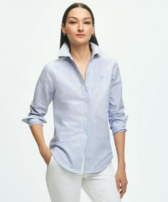 ＜Brooks Brothers＞コットン　オックスフォード　キャンディストライプ　ボタンダウンシャツ　Ｃｌａｓｓｉｃ　Ｆｉｔ